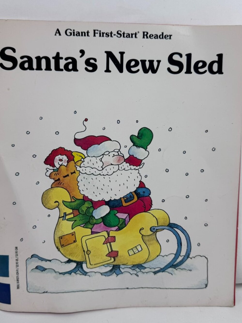 Santa's New Sled Giant First-Start Reader Troll Associates Paperback 0893755249